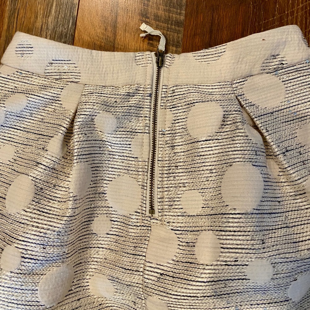 ANTHROPOLOGIE Maeve Anya Dotted Jacquard Skirt - Picture 11 of 13